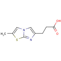 1001754-23-9 3-(2-methylimidazo[2,1-b][1,3]thiazol-6-yl)propanoic acid chemical structure
