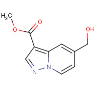 474432-56-9 methyl 5-(hydroxymethyl)pyrazolo[1,5-a]pyridine-3-carboxylate chemical structure