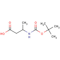 52815-19-7 3-[(2-methylpropan-2-yl)oxycarbonylamino]butanoic acid chemical structure