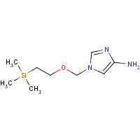 1200606-31-0 1-(2-trimethylsilylethoxymethyl)imidazol-4-amine chemical structure