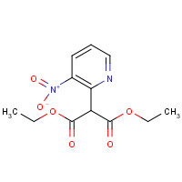 64362-41-0 diethyl 2-(3-nitropyridin-2-yl)propanedioate chemical structure