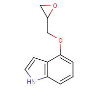 35308-87-3 4-(oxiran-2-ylmethoxy)-1H-indole chemical structure