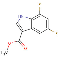 681288-42-6 methyl 5,7-difluoro-1H-indole-3-carboxylate chemical structure