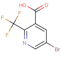 436799-36-9 5-bromo-2-(trifluoromethyl)pyridine-3-carboxylic acid chemical structure