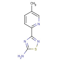 1179360-38-3 3-(5-methylpyridin-2-yl)-1,2,4-thiadiazol-5-amine chemical structure
