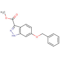 954239-25-9 methyl 6-phenylmethoxy-1H-indazole-3-carboxylate chemical structure