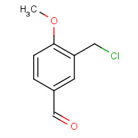 52577-09-0 3-(chloromethyl)-4-methoxybenzaldehyde chemical structure
