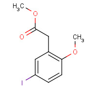 294860-95-0 methyl 2-(5-iodo-2-methoxyphenyl)acetate chemical structure