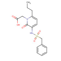 214153-52-3 2-[3-(benzylsulfonylamino)-2-oxo-6-propylpyridin-1-yl]acetic acid chemical structure