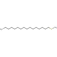 27563-68-4 1-methylsulfanylhexadecane chemical structure