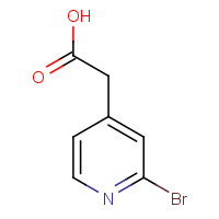 183483-29-6 2-(2-bromopyridin-4-yl)acetic acid chemical structure