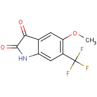 432517-48-1 5-methoxy-6-(trifluoromethyl)-1H-indole-2,3-dione chemical structure