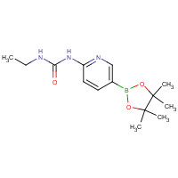 1031431-96-5 1-ethyl-3-[5-(4,4,5,5-tetramethyl-1,3,2-dioxaborolan-2-yl)pyridin-2-yl]urea chemical structure