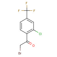 129322-87-8 2-bromo-1-[2-chloro-4-(trifluoromethyl)phenyl]ethanone chemical structure
