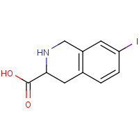 228728-13-0 7-iodo-1,2,3,4-tetrahydroisoquinoline-3-carboxylic acid chemical structure