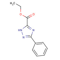 31197-17-8 ethyl 3-phenyl-1H-1,2,4-triazole-5-carboxylate chemical structure