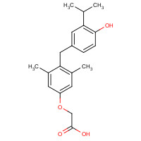 211110-63-3 2-[4-[(4-hydroxy-3-propan-2-ylphenyl)methyl]-3,5-dimethylphenoxy]acetic acid chemical structure