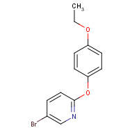 1306077-60-0 5-bromo-2-(4-ethoxyphenoxy)pyridine chemical structure