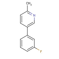 713143-67-0 5-(3-fluorophenyl)-2-methylpyridine chemical structure
