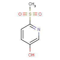 859536-31-5 6-methylsulfonylpyridin-3-ol chemical structure