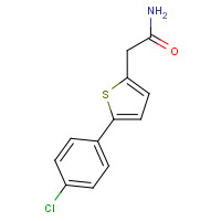 24675-44-3 2-[5-(4-chlorophenyl)thiophen-2-yl]acetamide chemical structure
