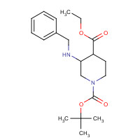 1293940-29-0 1-O-tert-butyl 4-O-ethyl 3-(benzylamino)piperidine-1,4-dicarboxylate chemical structure