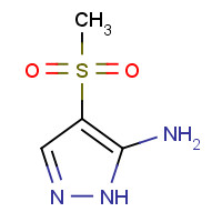 106232-38-6 4-methylsulfonyl-1H-pyrazol-5-amine chemical structure