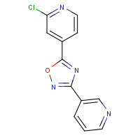 1033724-49-0 5-(2-chloropyridin-4-yl)-3-pyridin-3-yl-1,2,4-oxadiazole chemical structure