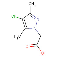 374913-86-7 2-(4-chloro-3,5-dimethylpyrazol-1-yl)acetic acid chemical structure