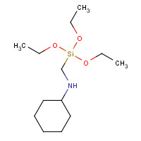 26495-91-0 N-(triethoxysilylmethyl)cyclohexanamine chemical structure
