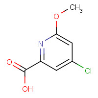 204378-34-7 4-chloro-6-methoxypyridine-2-carboxylic acid chemical structure