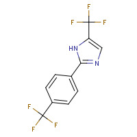279250-87-2 5-(trifluoromethyl)-2-[4-(trifluoromethyl)phenyl]-1H-imidazole chemical structure