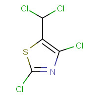105315-41-1 2,4-dichloro-5-(dichloromethyl)-1,3-thiazole chemical structure