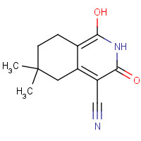 890023-13-9 1-hydroxy-6,6-dimethyl-3-oxo-2,5,7,8-tetrahydroisoquinoline-4-carbonitrile chemical structure