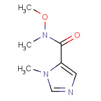 592554-79-5 N-methoxy-N,3-dimethylimidazole-4-carboxamide chemical structure