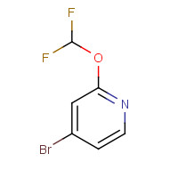 832735-56-5 4-bromo-2-(difluoromethoxy)pyridine chemical structure