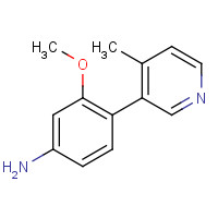 1357094-52-0 3-methoxy-4-(4-methylpyridin-3-yl)aniline chemical structure