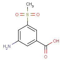 151104-75-5 3-amino-5-methylsulfonylbenzoic acid chemical structure