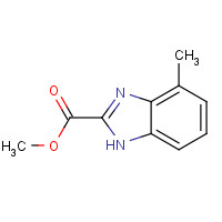 87836-36-0 methyl 4-methyl-1H-benzimidazole-2-carboxylate chemical structure