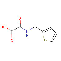 13120-40-6 2-oxo-2-(thiophen-2-ylmethylamino)acetic acid chemical structure