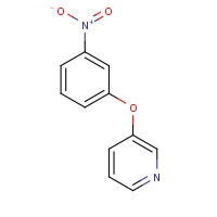 28232-52-2 3-(3-nitrophenoxy)pyridine chemical structure
