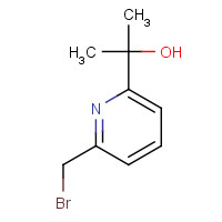 1202402-53-6 2-[6-(bromomethyl)pyridin-2-yl]propan-2-ol chemical structure