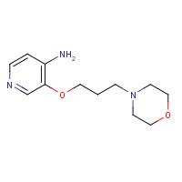 1330532-95-0 3-(3-morpholin-4-ylpropoxy)pyridin-4-amine chemical structure