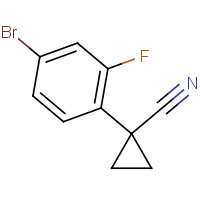 749928-88-9 1-(4-bromo-2-fluorophenyl)cyclopropane-1-carbonitrile chemical structure