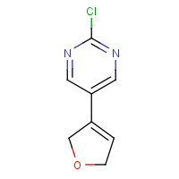 1314391-89-3 2-chloro-5-(2,5-dihydrofuran-3-yl)pyrimidine chemical structure