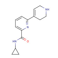 1206550-92-6 N-cyclopropyl-6-(1,2,3,6-tetrahydropyridin-4-yl)pyridine-2-carboxamide chemical structure