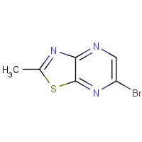 87444-41-5 6-bromo-2-methyl-[1,3]thiazolo[4,5-b]pyrazine chemical structure