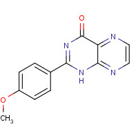 155513-89-6 2-(4-methoxyphenyl)-1H-pteridin-4-one chemical structure