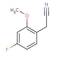 886498-56-2 2-(4-fluoro-2-methoxyphenyl)acetonitrile chemical structure