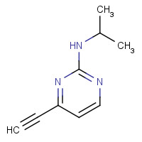 876521-34-5 4-ethynyl-N-propan-2-ylpyrimidin-2-amine chemical structure